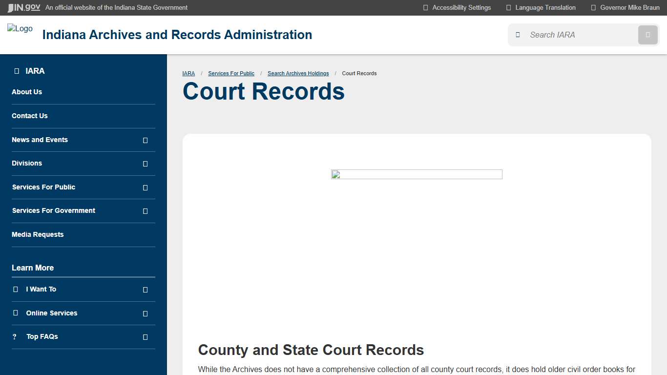 IARA: Court Records